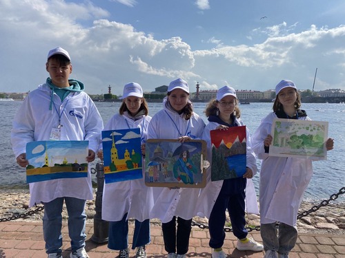 Команда детей сотрудников ООО "Газпром проектирование"