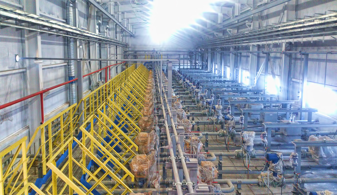 Площадка сборного пункта газа СП-3 Канчуринско-Муссинского ПХГ