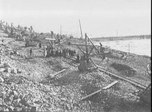 Засыпка Биби-Эйбатской бухты, 1910-е годы