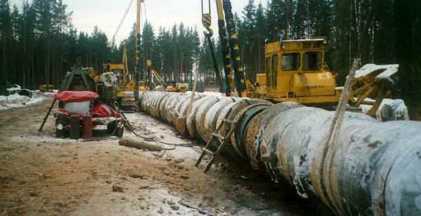 Строительство газопровода «Северный поток»