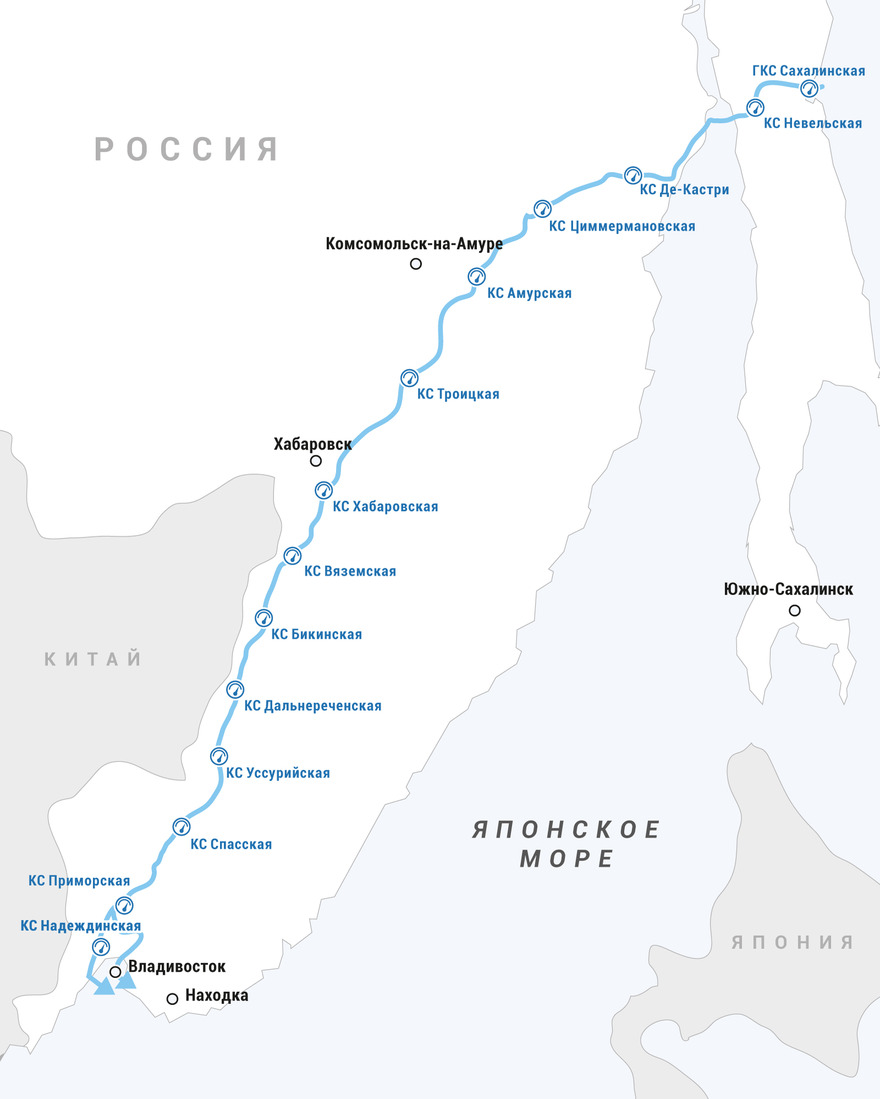 Трасса хабаровск владивосток карта